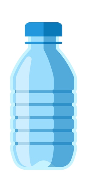 Wasser-plastikflasche-vektor-illustration