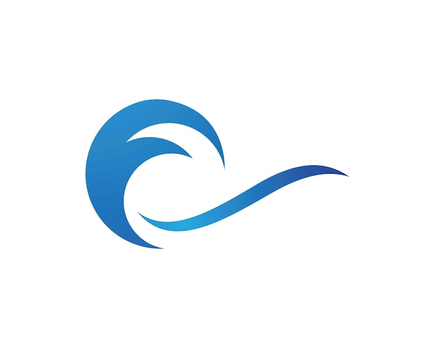 Wasser Wave Symbol und Symbol Logo Vorlage