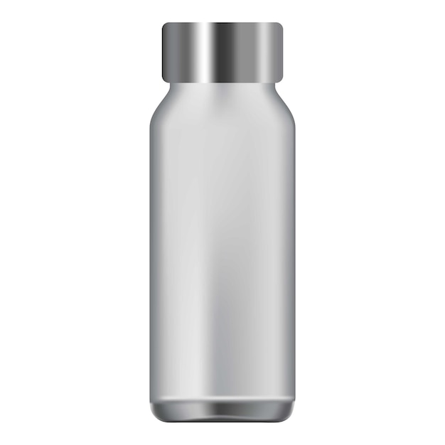 Wasserflaschen-Symbol Realistische Illustration von Wasserflasche-Vektorsymbolen für das Web