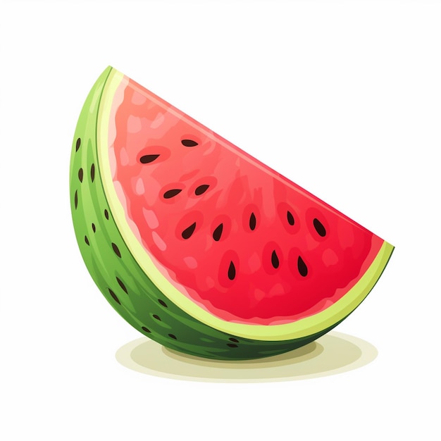 Wassermelone, frisch, Sommer, süß, Obst, grün, Vektor, organisch, lecker, Scheibe, Melone, rot, gesund
