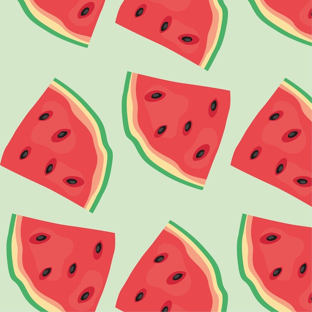 wassermelone muster sommer frisch süß