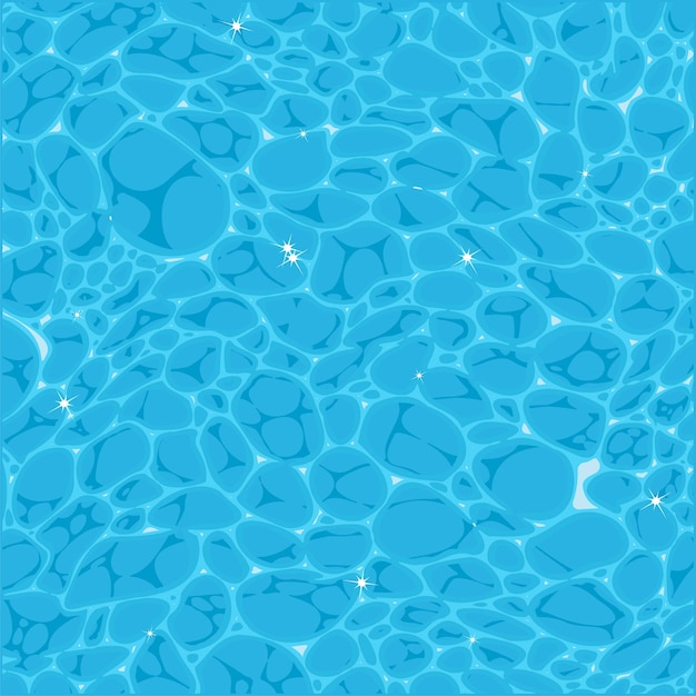 Wasseroberflächentextur-Hintergrundvektorillustration