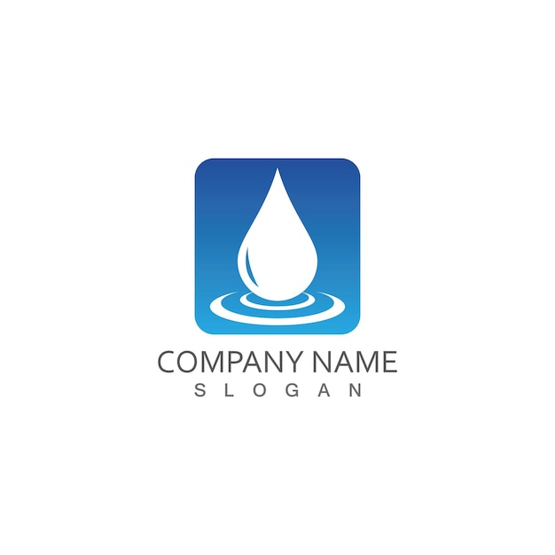 Wassertropfen logo-design