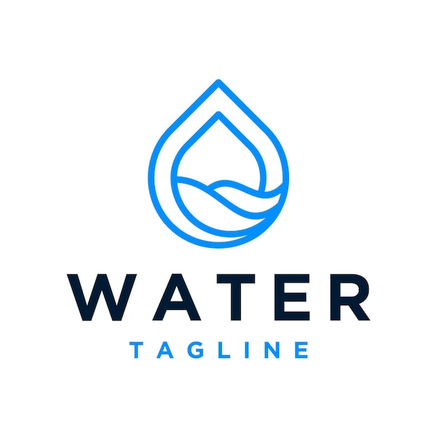 Wassertropfen-logo-design