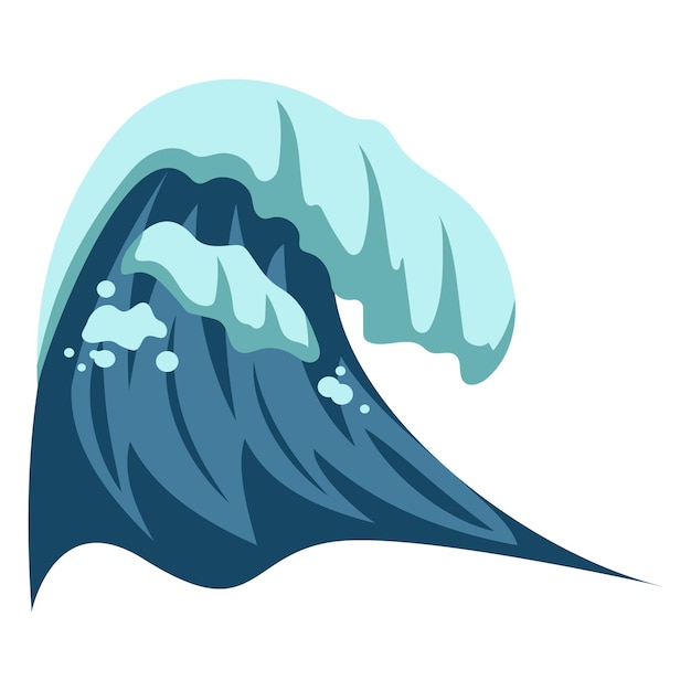 Wasserwellen-Meer-Bildung