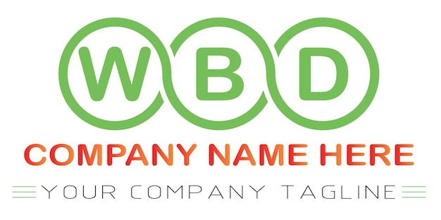 Wbd-letter-logo-design