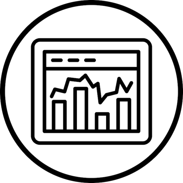 Web-Analytik-Symbol-Stil