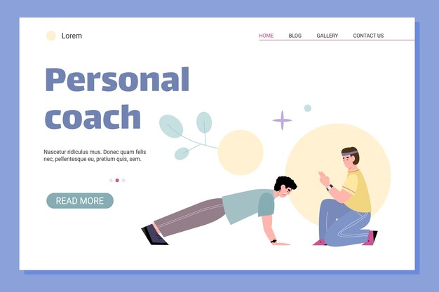 Web-App für Sporttrainings unter Anleitung von Personal Coach