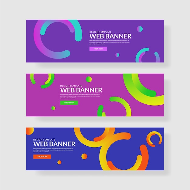 Vektor web-banner-set