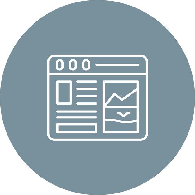 Web-Browser-Icon-Vektorbild kann für Web-Hosting verwendet werden