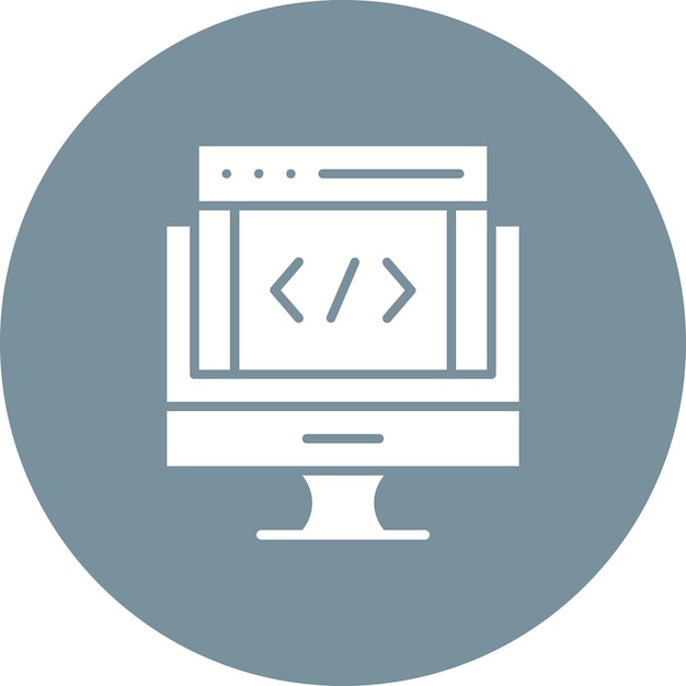Web-Codierung Vektor-Illustrationsstil
