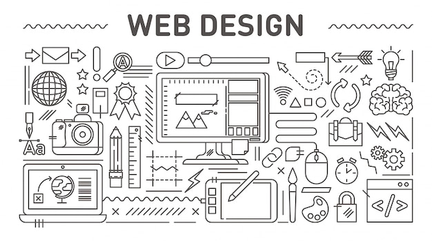 Web-design-konzept