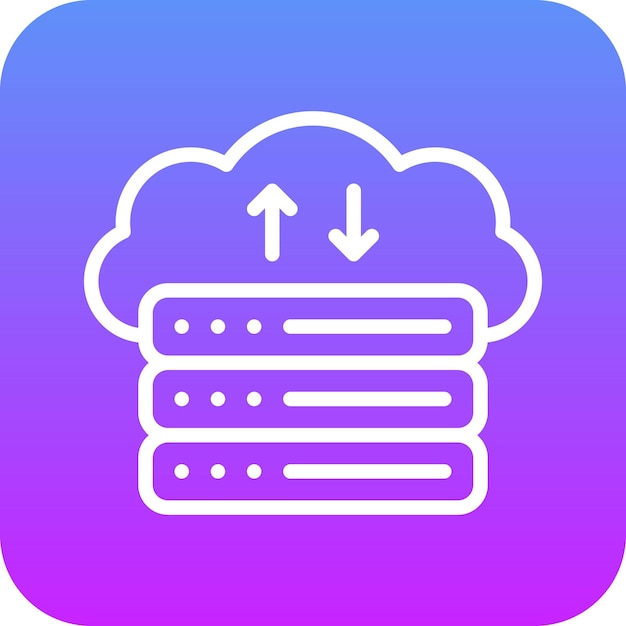Web-Hosting-Vektor-Ikonen-Illustration des Web-Hosting-Ikonensets