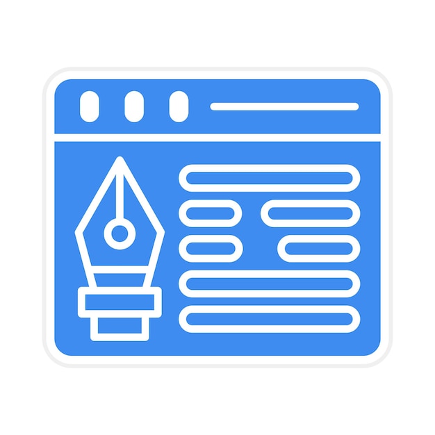 Web-Icon-Vektorbild kann für Web-Hosting verwendet werden