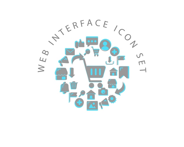 Vektor web-interface-icon-set-design