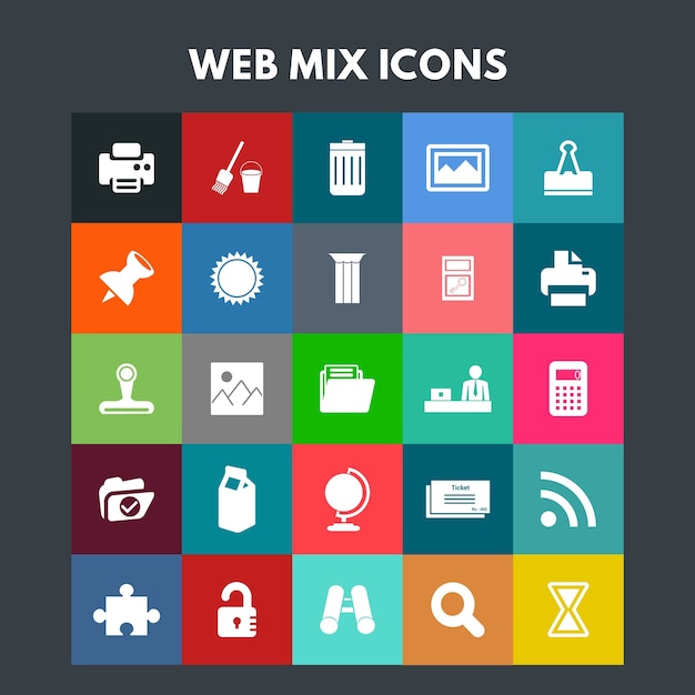 Web Mix-Symbole