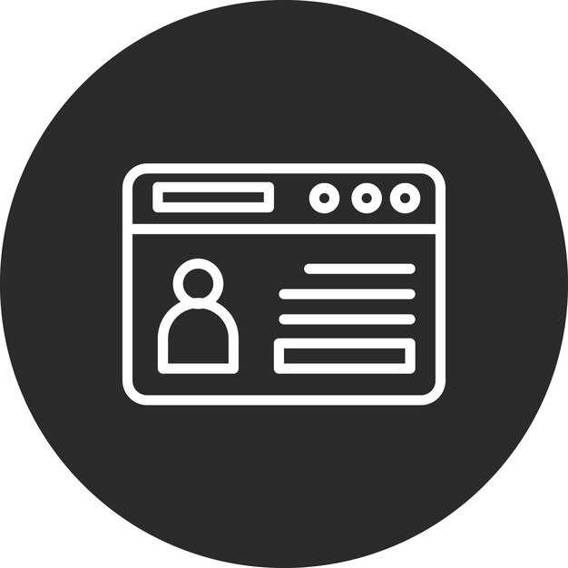 Web-Portfolio-Vektor-Ikonen-Illustration von SEO- und SEM-Iconen