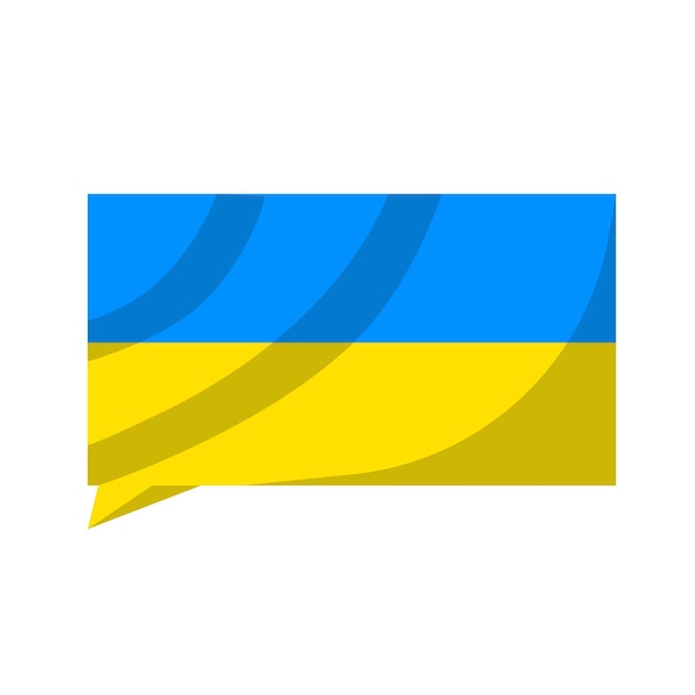 Web-text-flagge land der ukraine