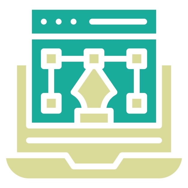 Web-Vektor-Design Vektor-Ikonen-Illustration von Codierung und Entwicklung Ikonenset