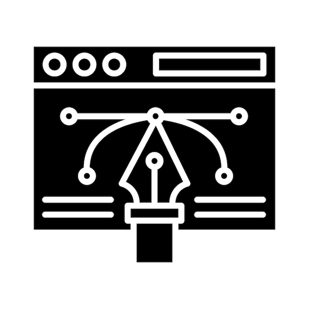 Web-Vektor-Design Vektor-Illustrationsstil