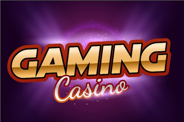 Vektor webbanner für online-casino