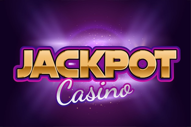 Vektor webbanner für online-casino