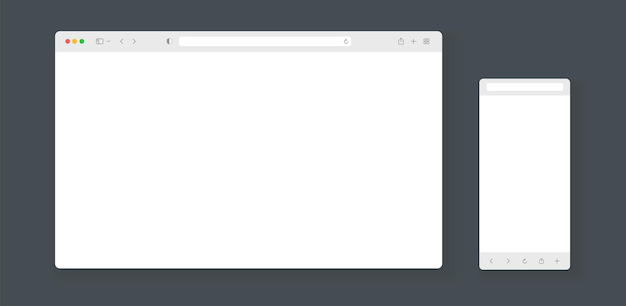 Webbrowser Internet-Browser-Suchmaschine Suchleiste für ui ux Design und Webseite Suche nach Adressen