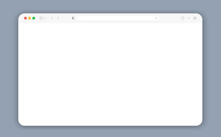 Vektor webbrowser internet-browser-suchmaschine suchleiste für ui ux design und webseite suche nach adressen