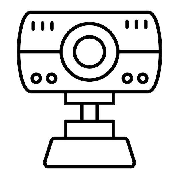 Vektor webcam icon