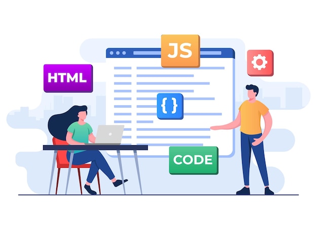 Webentwickler Verdrahtungscode oder -programm Computerprogrammierung