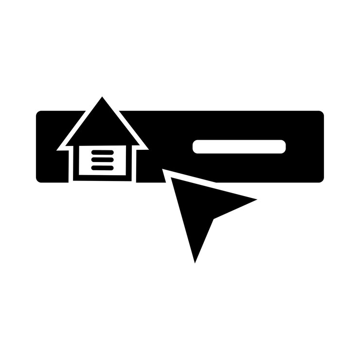 Vektor webmenü klicken menü nav bar menü scroll-symbol
