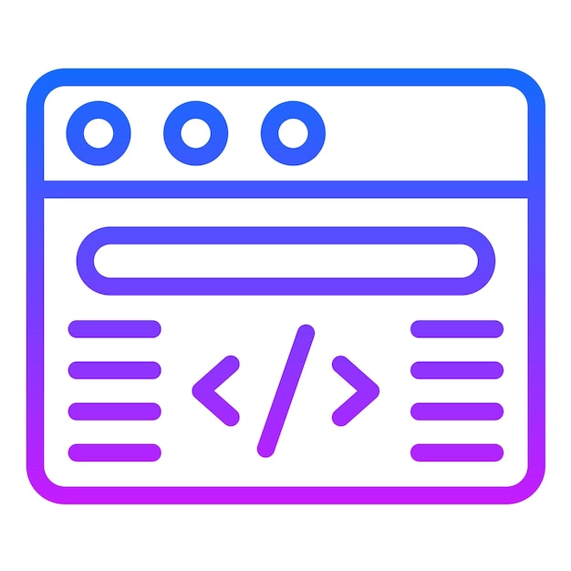 Webprogrammierungs-Symbol