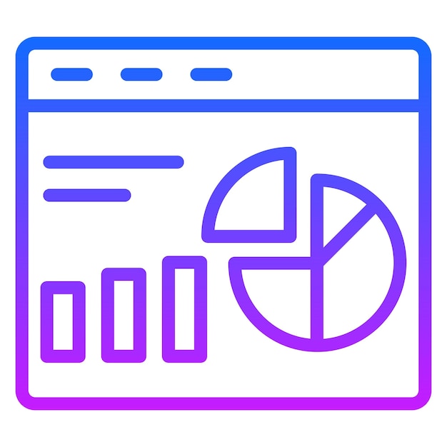 Webseiten-Dashboard-Vektor-Symbole