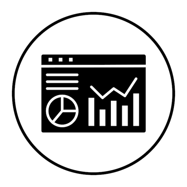 Webseiten-Dashboard-Vektorillustration