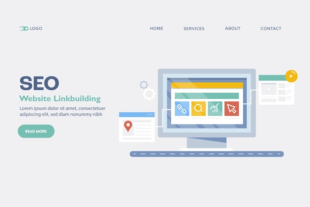 Website-linkbuilding-konzept