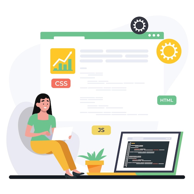 Website Search Engine Optimization Concept mit Menschen