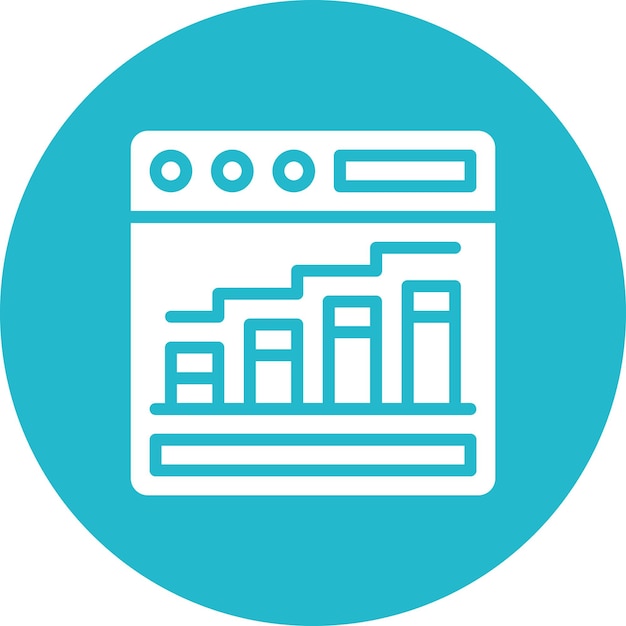 Website-Traffic-Vektor-Ikonen-Illustration des Web-Hosting-Ikonensets