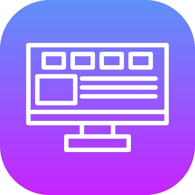 Website-Ux-Vektor-Ikonen-Illustration des Marketing-Ikonensets