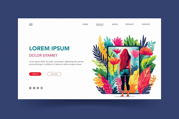 Website-Zielseite