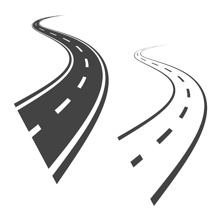 Vektor weg-vektor-illustration-design