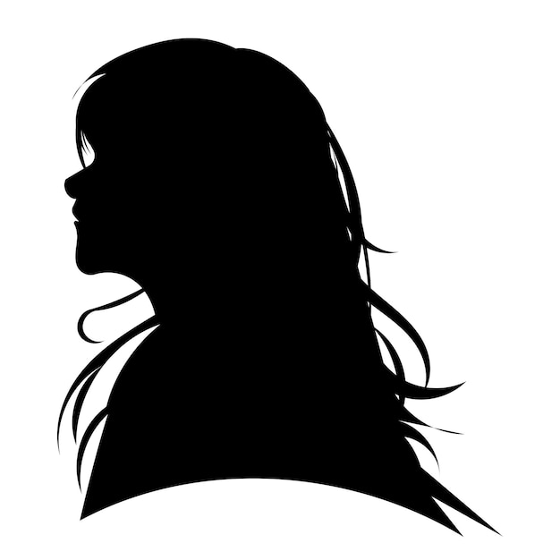 Weibliche silhouette