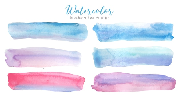 Weiche aquarell pinselstriche textur fleck