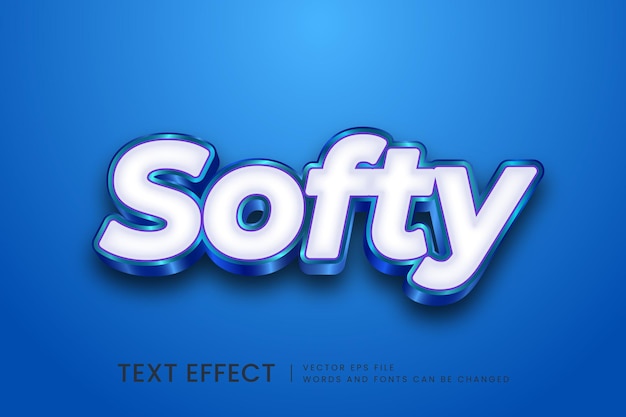 Weiche, bearbeitbare Typografie-Effekte