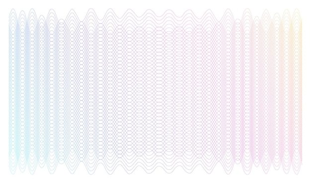 Weiche Regenbogenfarbe Linearer Hintergrund Gestaltungselemente Polygonale Linien Guilloche