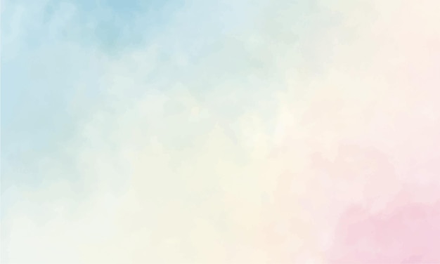 weicher Aquarell-Hintergrundvektor