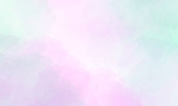 Vektor weicher blauer und rosa aquarellhintergrund