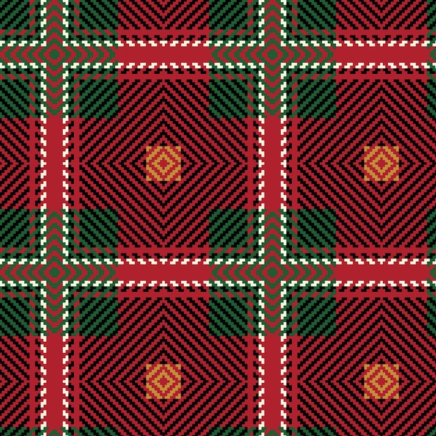 Weihnachten abstraktes muster. schottische gewebte textur. nahtloses muster des klassischen tartans.