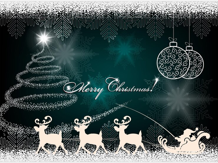Vektor weihnachten dunkler hintergrund
