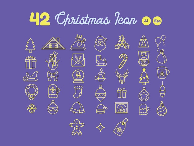 Weihnachten icon set