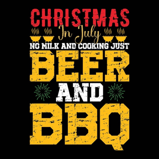 Weihnachten im juli bier und bbq